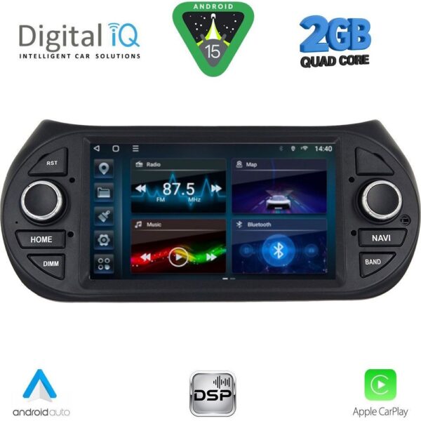 DIGITAL IQ BLD 092_CPA (7" DECK) MULTIMEDIA for CT NEMO – FT FIORINO-QUBO – PG BIPPER mod. 2008-2018 - Image 9