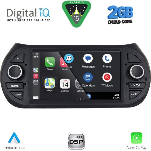 DIGITAL IQ BLD 092_CPA (7" DECK) MULTIMEDIA for CT NEMO – FT FIORINO-QUBO – PG BIPPER mod. 2008-2018 - Image 10
