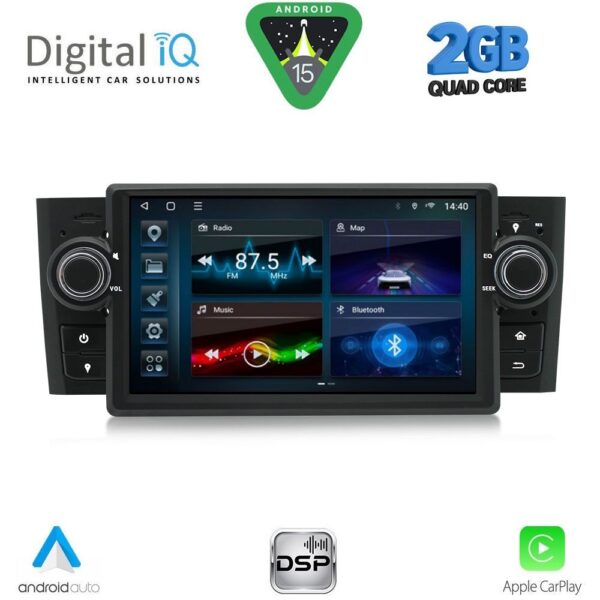 DIGITAL IQ BLD 263_CPA (7" DECK) MULTIMEDIA SYSTEM for GRANDE PUNTO mod. 2005-2012 - Image 1