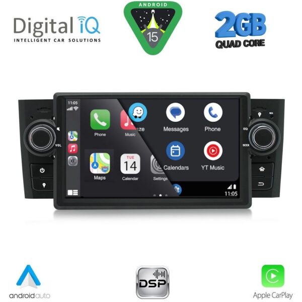 DIGITAL IQ BLD 263_CPA (7" DECK) MULTIMEDIA SYSTEM for GRANDE PUNTO mod. 2005-2012 - Image 2