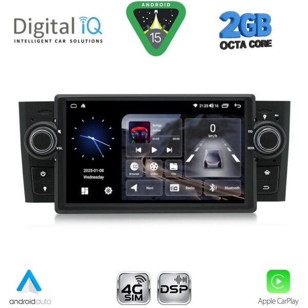 DIGITAL IQ BLF 363_CPA (7" DECK) MULTIMEDIA SYSTEM for FIAT GRANDE PUNTO mod. 2005-2012 - Image 1