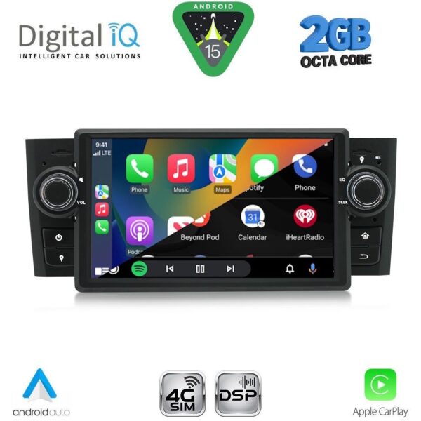 DIGITAL IQ BLF 363_CPA (7" DECK) MULTIMEDIA SYSTEM for FIAT GRANDE PUNTO mod. 2005-2012 - Image 2