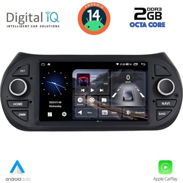 DIGITAL IQ BLD 092_CPA (7" DECK) MULTIMEDIA for CT NEMO – FT FIORINO-QUBO – PG BIPPER mod. 2008-2018 - Image 7