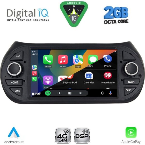 DIGITAL IQ BLF 392_CPA (7" DECK) MULTIMEDIA OEM for CT NEMO – FT FIORINO-QUBO – PG BIPPER mod. 2008-2018 - Image 2