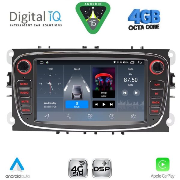 DIGITAL IQ BLG 403B_CPA (7" DECK) MULTIMEDIA SYSTEM for FORD mod. 2007-2011 - Image 1