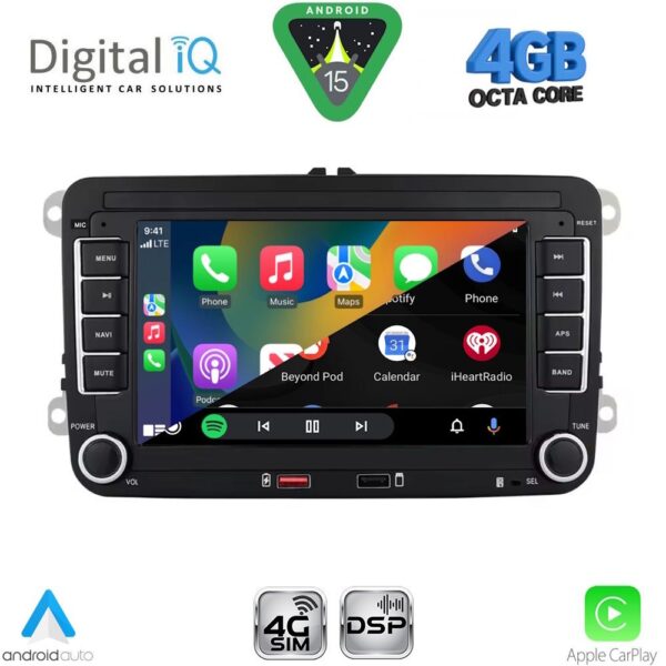 DIGITAL IQ BLG 404_CPA (7" DECK) MULTIMEDIA SYSTEM for VW - SKODA - SEAT mod. 2004-2016 - Image 2