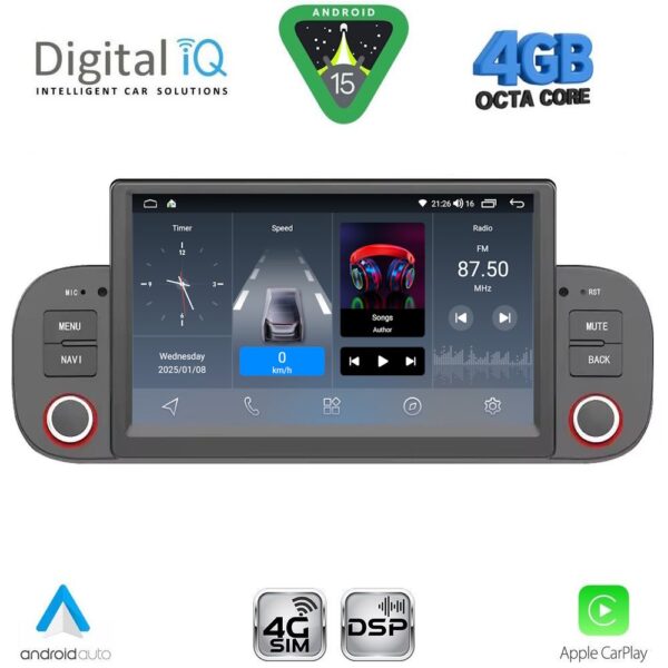 DIGITAL IQ BLG 422_CPA (7" DECK) MULTIMEDIA SYSTEM for FIAT PANDA mod. 2012-2021 - Image 1