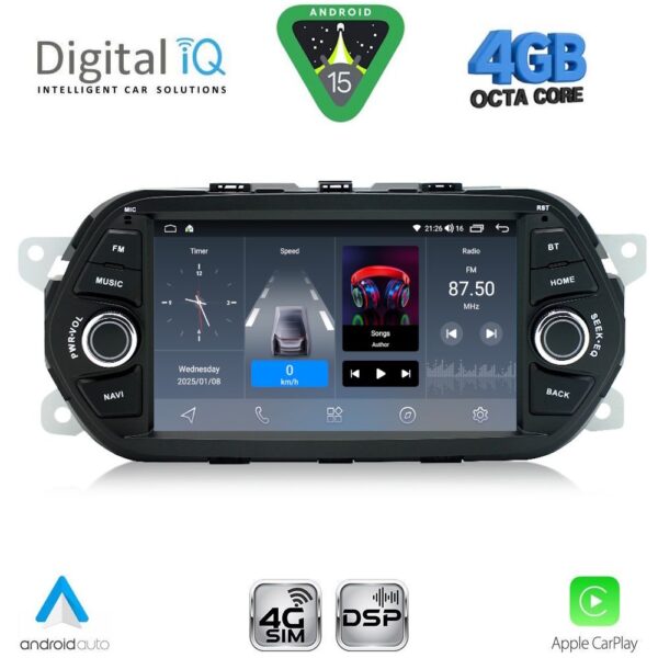 DIGITAL IQ BLG 455_CPA (7″ DECK) MULTIMEDIA OEM for FIAT TIPO mod. 2015-2023 - Image 1