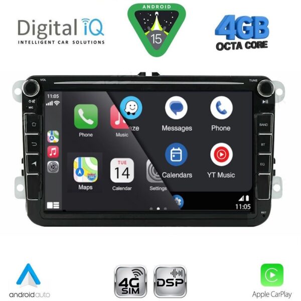 DIGITAL IQ BLG 479_CPA (8" DECK) MULTIMEDIA SYSTEM for VW - SKODA - SEAT mod. 2004-2016 - Image 11