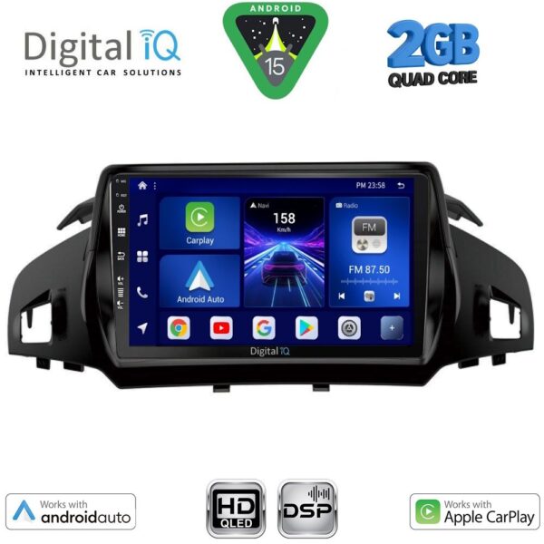 DIGITAL IQ BXC 3160_CPAA (9inc) MULTIMEDIA TABLET for FORD KUGA mod. 2013-2019 – CMAX mod. 2011-2019 - Image 1