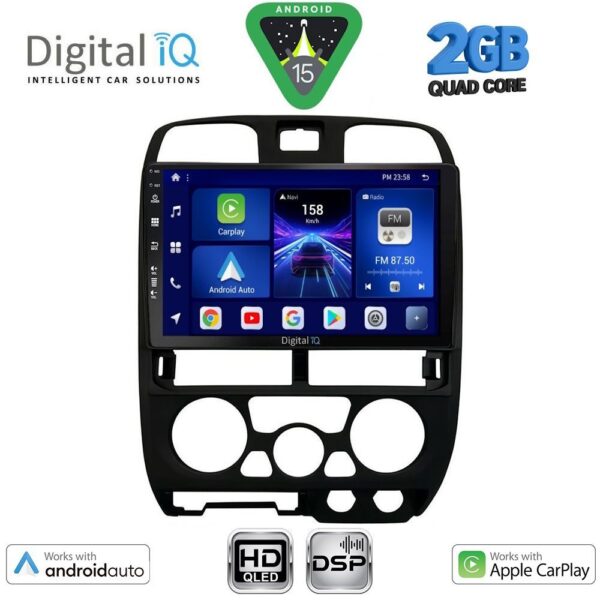 DIGITAL IQ BXC 3253BL_CPAA (9inc) MULTIMEDIA TABLET for ISUZU D-MAX mod. 2002-2008 (BLACK) - Image 1