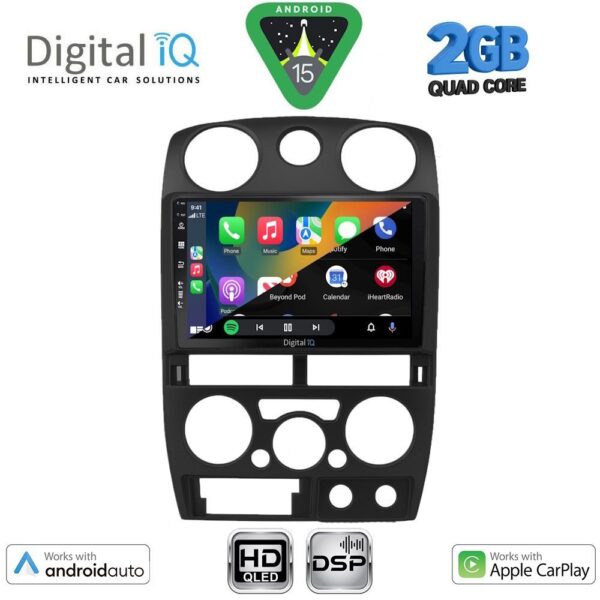 DIGITAL IQ BXC 3254BL_CPAA (9inc) MULTIMEDIA TABLET for ISUZU D-MAX mod. 2008-2012 (BLACK) - Image 2