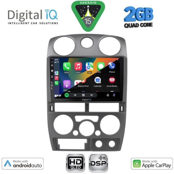 DIGITAL IQ BXC 3254GR_CPAA (9inc) MULTIMEDIA TABLET for ISUZU D-MAX mod. 2008-2012 (GREY) - Image 2