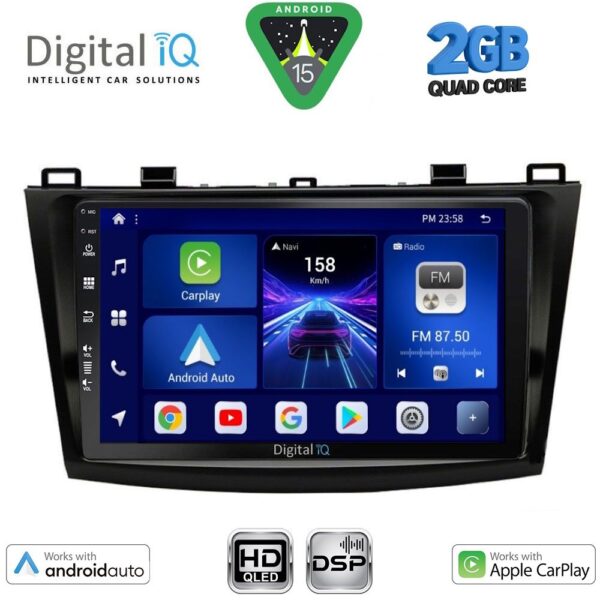 DIGITAL IQ BXC 3366_CPAA (9inc) MULTIMEDIA TABLET for MAZDA 3 mod. 2009-2014 - Image 1