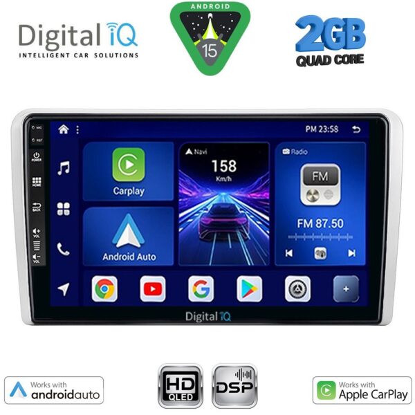DIGITAL IQ BXC 3481SL_CPAA (9inc) MULTIMEDIA TABLET for OPEL ALL mod. 2004-2014 (SILVER) - Image 1
