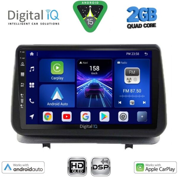 DIGITAL IQ BXC 3543_CPAA (9inc) MULTIMEDIA TABLET for RENAULT CLIO mod. 2005-2011 - Image 1