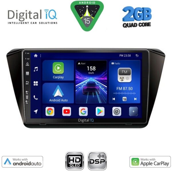 DIGITAL IQ BXC 3605_CPAA (10inc) MULTIMEDIA TABLET for SKODA SUPERB mod. 2015-2023 - Image 1