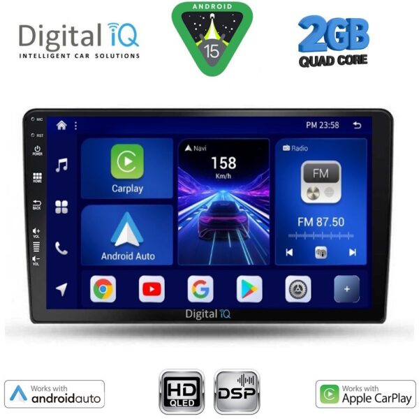 DIGITAL IQ BXC 3711A_CPAA (9inc) MULTIMEDIA TABLET for TOYOTA COROLLA VERSO mod. 2000-2004 - Image 1