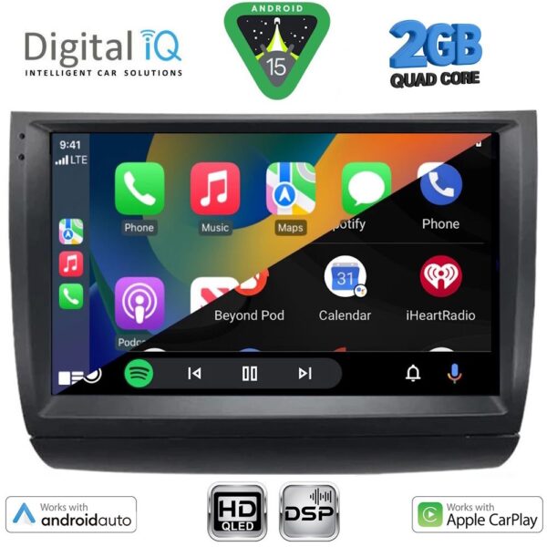 DIGITAL IQ BXC 3728_CPAA (9inc) MULTIMEDIA TABLET for TOYOTA PRIUS mod. 2003-2009 - Image 2