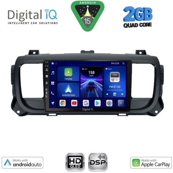DIGITAL IQ BXC 3729_CPAA (9inc) MULTIMEDIA TABLET for CITROEN JUMPY-SPACETOURER – PEUGEOT EXPERT-TRAVELLER – TOYOTA PROACE mod. 2016-2026 - Image 1