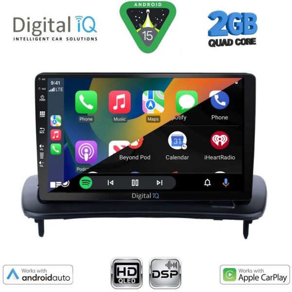 DIGITAL IQ BXC 3783_CPAA (9inc) MULTIMEDIA TABLET for VOLVO C30 – S40 mod. 2004-2013 - Image 2