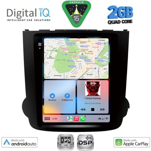 DIGITAL IQ BXC 3977_CPAA TESLA STYLE for HONDA CRV mod. 2007-2012 - Image 2