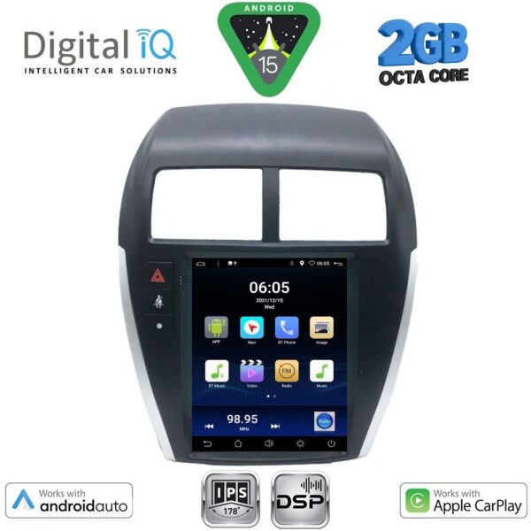 DIGITAL IQ BXF 5952_CPAA TESLA STYLE for MITSUBISHI ASX mod. 2009-2020 - Image 1