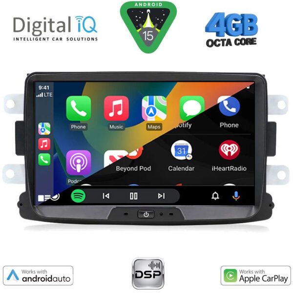 DIGITAL IQ BXF 633_CPAA (8" DECK) MULTIMEDIA SYSTEM for DACIA mod. 2012-2019 - RENAULT CAPTURE mod. 2013-2021 - Image 2