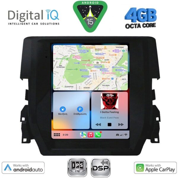 DIGITAL IQ BXF 6975_CPAA TESLA STYLE for HONDA CIVIC mod. 2016-2021 - Image 2