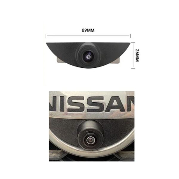 DIGITAL IQ CAMERA QS8019 (AHD-NTSC) FRONT CAMERA for NISSAN QASHQAI J10-11 mod. 2006-2021 - Image 2