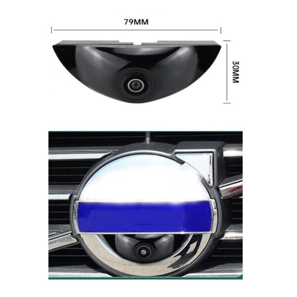 DIGITAL IQ CAMERA QS8166 (AHD-NTSC) FRONT CAMERA for VOLVO LOGO mod. 2009-2026 (79mm) - Image 2