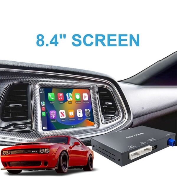 DIGITAL IQ DZ 201Q CPA (WIRELESS CARPLAY / ANDROID AUTO BOX with 2 CAMERA IN for DODGE mod. 2011-2017 with 8.4'' screen) - Image 1