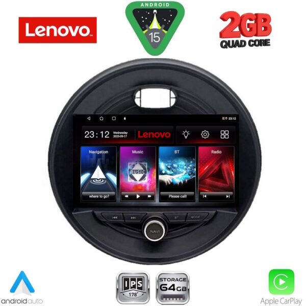 LENOVO LVD 2066_CPA (9inc) MULTIMEDIA TABLET for MINI COOPER (F55-56-F57) mod. 2015-2024 CLUBMAN (F54) mod. 2015-2024 ROADSTER (F59) mod. 2014-2025 COUNTRYMAN (F60) mod. 2016-2025 - Image 1