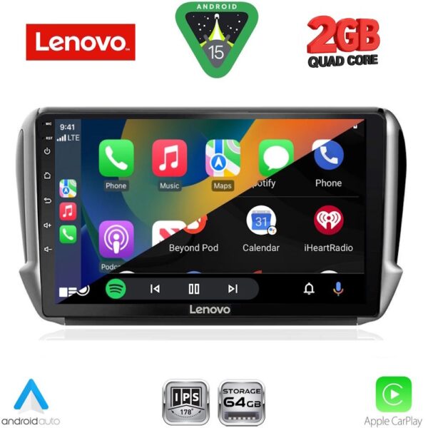 LENOVO LVD 2508_CPA (10inc) MULTIMEDIA TABLET for PEUGEOT 208-2008 mod. 2012-2021 - Image 2