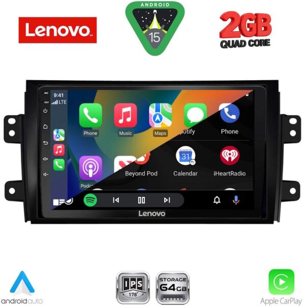 LENOVO LVD 2688_CPA (9inc) MULTIMEDIA TABLET for FIAT SEDICI – SUZUKI SX4 mod. 2005-2013 - Image 2