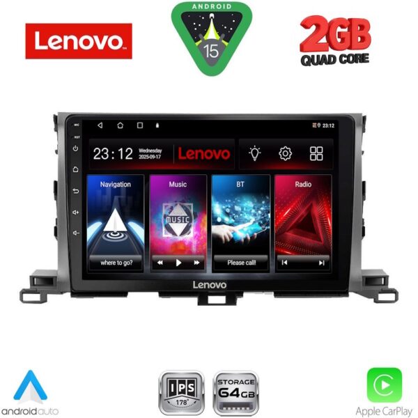 LENOVO LVD 2700_CPA (10inc) MULTIMEDIA TABLET for TOYOTA HIGHLANDER mod. 2014-2019 - Image 1