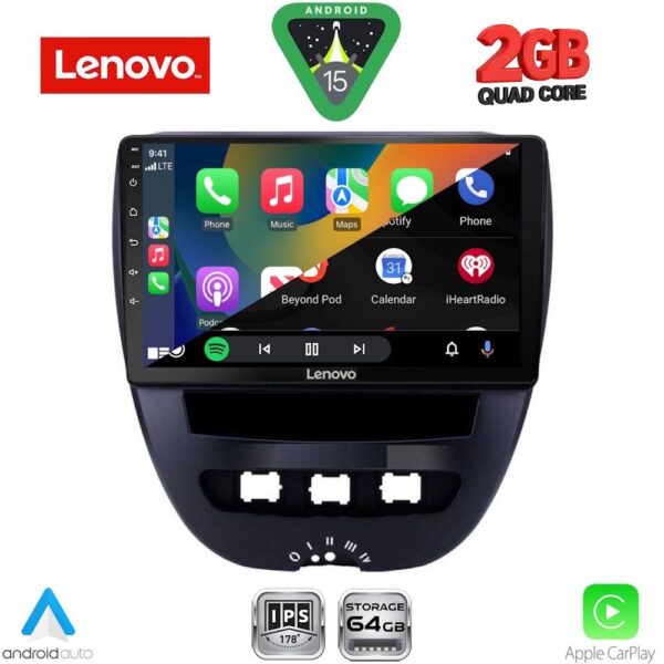 LENOVO LVD 2707_CPA (10inc) MULTIMEDIA TABLET for CITROEN C1-PEUGEOT 107-TOYOTA AYGO mod. 2005-2014 - Image 2