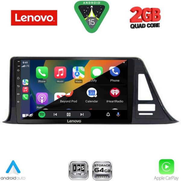 LENOVO LVD 2709_CPA (9inc) MULTIMEDIA TABLET for TOYOTA CH-R mod. 2017-2023 - Image 2