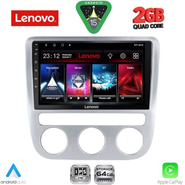 LENOVO LVD 2752_CPA CLIMA (9inc) MULTIMEDIA TABLET for VW EOS mod. 2006-2016 - SCIROCCO mod. 2008-2010 - Image 1