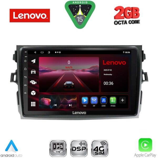 LENOVO LVF 5713_CPA (9inc) MULTIMEDIA TABLET for TOYOTA COROLLA 4D mod. 2006-2012 - Image 1