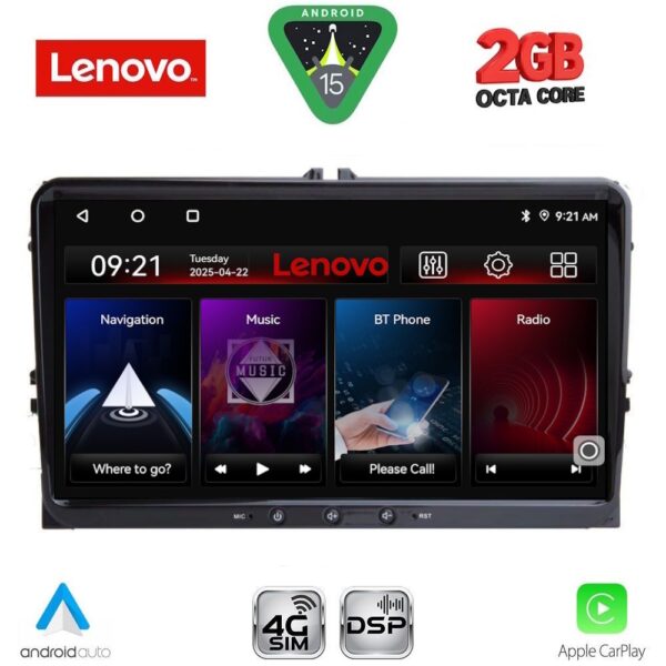 LENOVO LVF 489_CPA (9inc) MULTIMEDIA TABLET for SEAT - SKODA - VW mod. 2004-2014 - Image 11