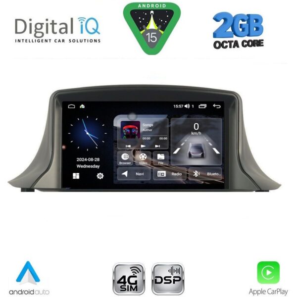 DIGITAL IQ MSD 045_CPA (7" DECK) MULTIMEDIA SYSTEM for RENAULT MEGANE III mod. 2008-2015 - Image 4