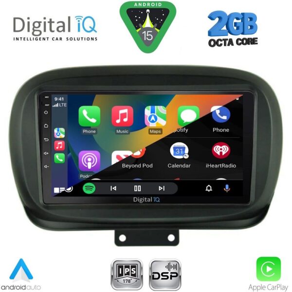 DIGITAL IQ RSF 4134_CPA (9inc) MULTIMEDIA TABLET for FIAT 500Χ mod. 2014-2024 - Image 2
