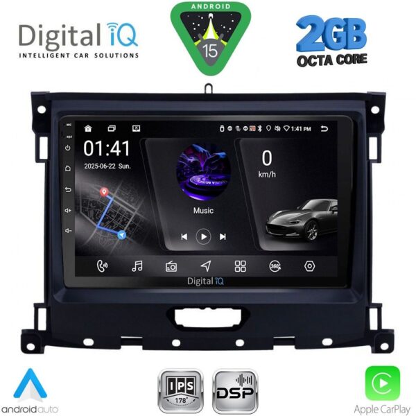 DIGITAL IQ RSF 4173_CPA (9inc) MULTIMEDIA TABLET for FORD RANGER mod. 2018-2023 - Image 1