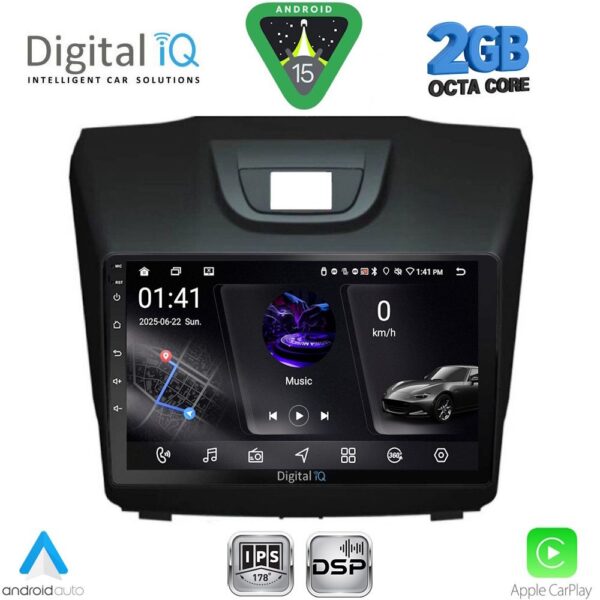 DIGITAL IQ RSF 4255_CPA (9inc) MULTIMEDIA TABLET for ISUZU DMAX mod. 2012-2020 - Image 1