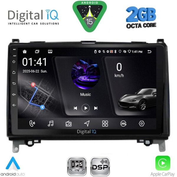 DIGITAL IQ RSF 4400_CPA (9inc) MULTIMEDIA TABLET for MERCEDES A – B -SPRINTER – VITO mod. 2007-2019 - Image 1