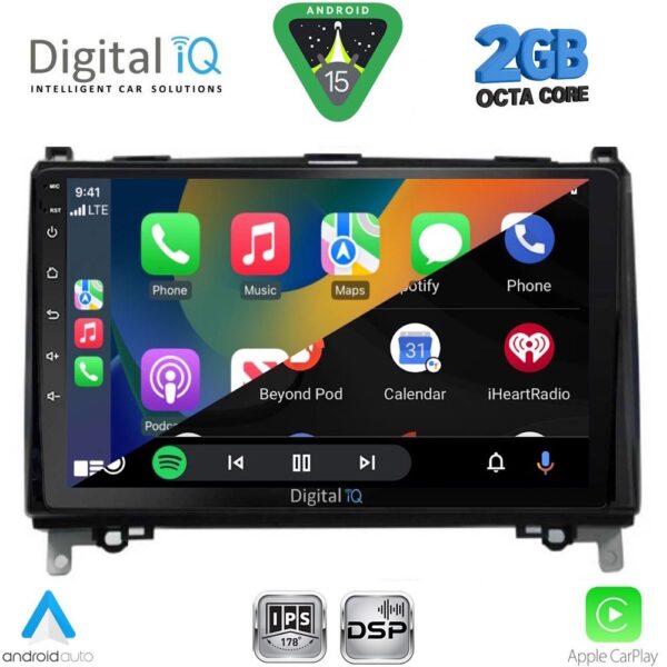 DIGITAL IQ RSF 4400_CPA (9inc) MULTIMEDIA TABLET for MERCEDES A – B -SPRINTER – VITO mod. 2007-2019 - Image 2