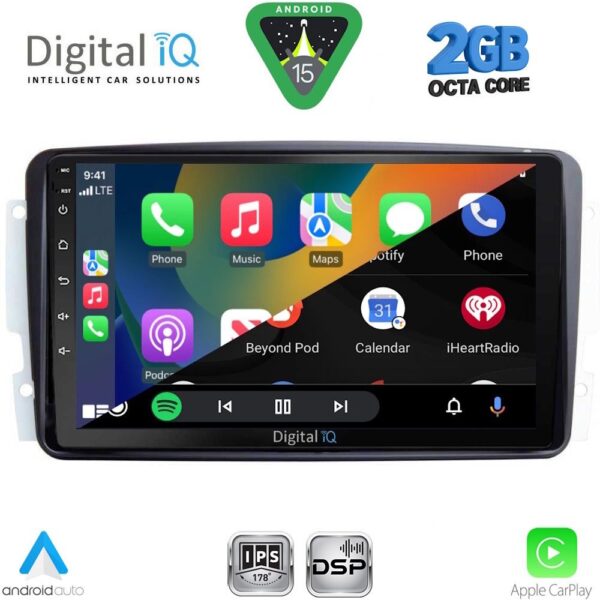 DIGITAL IQ RSF 4401_CPA (9inc) MULTIMEDIA TABLET for MERCEDES CLK (W209) mod. 2000-2004 - Image 2