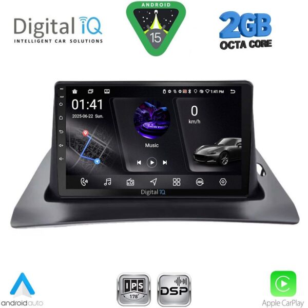 DIGITAL IQ RSF 4550_CPA (9inc) MULTIMEDIA TABLET for RENAULT KANGOO mod. 2010-2021 - Image 1