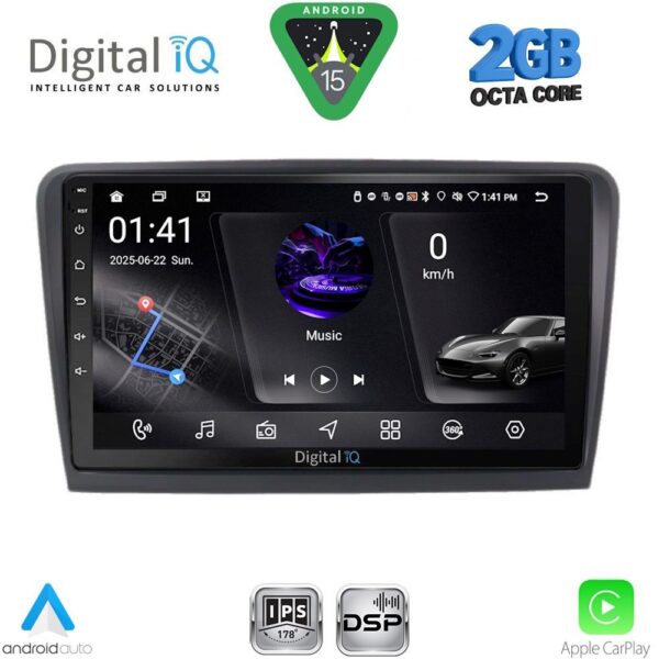 DIGITAL IQ RSF 4601_CPA (9inc) MULTIMEDIA TABLET for SKODA RAPID mod. 2012-2023 - Image 1